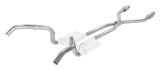 Pypes Header/Crossmember-Back Exhaust Systems SGN945E Systems, Crossmember Back w/H-Pipe System 75-79 Nova Split Rear Dual Exit 2.5 in Intermediate thumbnail 1
