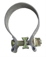 Pypes 3 Inch Exhaust Clamp HVC24 Clamp, Stainless Steel, Natural, Band Clamp, Slip Joint, 3.0 in. Dia, 1.0 Width, Each thumbnail 1