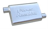 Pypes Race Pro 304 Stainless Steel 2.5 Inch Muffler MVR10S Muffler, Series, Steel, Polished, in. Offset Inlet/2.5 in. Offset Outlet, Each thumbnail 2