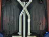 Pypes No-Muffler Exhaust Systems SGF60 Exhaust, No-Muffler, Crossmember-Back, Stainless Steel, Natural, X-Pipe, Chevy, Pontiac, V8 thumbnail 2