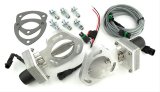 Pypes Electric Cutouts HVE10 Exhaust Cutouts, Electric, Aluminum, Stainless Steel, Bolt-On, 3 in. Diameter, Bolts and Gaskets, Pair thumbnail 2
