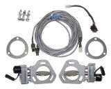 Pypes Electric Cutouts HVE10 Exhaust Cutouts, Electric, Aluminum, Stainless Steel, Bolt-On, 3 in. Diameter, Bolts and Gaskets, Pair thumbnail 3