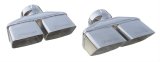 Pypes Stainless Steel Rectangular, Polished 3 Inch Exhaust Tip EVT88 Tips, Stainless, Polished, Slant Cut, 3.0 in. Inlet, 7.0 in. Length, Pair thumbnail 4