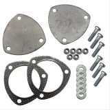 Pypes Exhaust Cutout Caps HVE12 Cover, Steel, Natural, 3 in. Diameter, Gasket, Kit thumbnail 1
