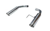 Pypes Pype Bomb Exhaust Systems SFM81MS System, Bomb, Rear Axle-Back, Stainless Steel, Natural, Polished Tips, Ford, 5.0L, Kit thumbnail 1