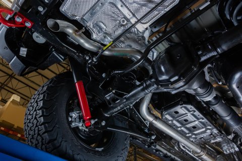 Pypes HGC Exhaust Systems SJJ35R Exhaust, Series, Cat-Back, Race Pro Muffler, Stainless Steel, 4-Door, Jeep, JL, 2.0L, Kit