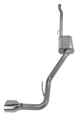 Pypes Street Pro Exhaust Systems SJJ50S Systems, Cat-Back, Stainless Steel, Natural, Chambered Mufflers, Polished Tip, Jeep, JT, Kit thumbnail 5