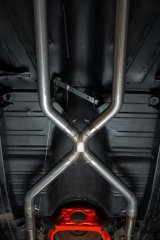 Pypes No-Muffler Exhaust Systems SGC10 System, No Mufflers, Crossmember Back, Stainless Steel, Natural, X-Pipe, Chevy, Fullsize, V8, Kit thumbnail 4