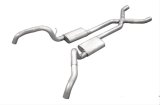 Pypes Street Pro Exhaust Systems SGF60S System, Pro, Header-Back, Stainless Steel, Natural, X-Pipe, Chevy, Pontiac, Kit thumbnail 2
