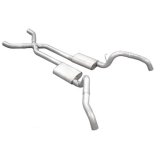 Pypes Street Pro Exhaust Systems SGF60S System, Pro, Header-Back, Stainless Steel, Natural, X-Pipe, Chevy, Pontiac, Kit thumbnail 3