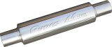 Pypes M-80 Round Case 304 Stainless Steel 2.5 Inch Muffler MVR200S Muffler, Series, Steel, Polished, in. Center Inlet/2.5 in. Center Outlet, Each thumbnail 2
