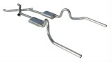 Pypes Violator Dual Exhaust Systems SGA16V System, Violator, Header-Back, Stainless Steel, Natural, Pontiac, 350-455, Kit thumbnail 2