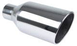 Pypes Monster Truck Tips Round, Polished 4 Inch Exhaust Tip EVT408 Tip, Stainless Steel, Polished, 4.00 in. Inside Diameter, Each thumbnail 3