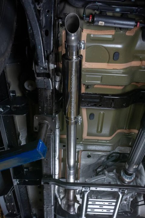 Pypes Stubby Cat-Back Race Pro Exhaust Systems SJJ27R System, Muffler, Cat Back, Single, Stainless Steel, Polished Muffler, Jeep, 3.6L, Kit thumbnail 6