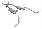 Pypes Street Pro Exhaust Systems SGB11S System, Pro, Header-Back, Stainless Steel, X-Change, Steel, Aluminized Tailpipes, Chevy thumbnail 1