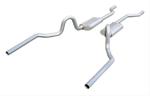 Pypes Street Pro Exhaust Systems SGA30S System, Pro, Header-Back, Stainless Steel, Natural, Buick, Chevy, Oldsmobile, Pontiac, V8, Kit thumbnail 2