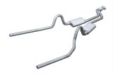 Pypes Violator Dual Exhaust Systems SGG53V System, Violator, Cat-Back, Stainless Steel, Natural, Buick, Chevy, Pontiac, V8, Kit thumbnail 2