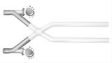 Pypes X-Pipe Dumps XVX13F Crossover Pipe, X-Pipe, Dump Extensions, 3.0 in., Stainless Steel, Natural, Universal, Kit thumbnail 1