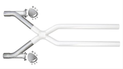 Pypes X-Pipe Dumps XVX13F Crossover Pipe, X-Pipe, Dump Extensions, 3.0 in., Stainless Steel, Natural, Universal, Kit