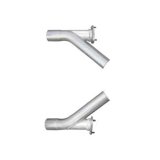 Pypes X-Pipe Dumps XVX13F Crossover Pipe, X-Pipe, Dump Extensions, 3.0 in., Stainless Steel, Natural, Universal, Kit thumbnail 3