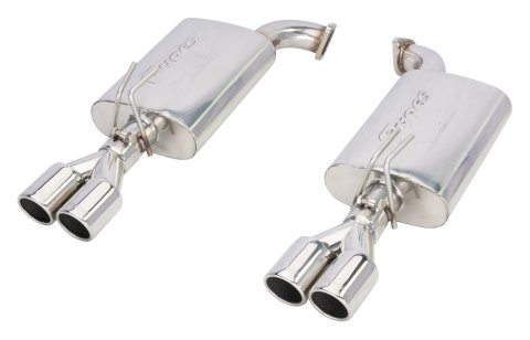 Pypes Axle-Back Exhaust Systems SGG61VS System, Violator, Rear Axle-Back, Stainless Steel, Polished, Polished Tips, Pontiac, Kit