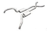 Pypes Race Pro Dual Exhaust Systems SGF63R System, Pro, Header-Back, Stainless Steel, Natural, X-Pipe, Chevy, Pontiac, Kit thumbnail 3