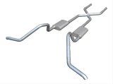 Pypes Street Pro Exhaust Systems SGB10S System, Pro, Crossmember Back, Stainless Steel, X-Pipe, Steel, Tailpipes, Chevy thumbnail 2