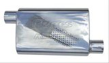 Pypes Race Pro 304 Stainless Steel 3 Inch Muffler MVR16S Muffler, Series, Steel, Polished, 3.0 in. Offset Inlet/3.0 in. Offset Outlet, Each thumbnail 2