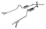 Pypes Street Pro Exhaust Systems SGC11S System, Pro, Crossmember Back, Stainless Steel, Natural, X-Change, Chevy, Fullsize, V8, Kit thumbnail 2