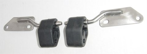 Pypes Exhaust Hangers MHV6 Muffler Hanger, Stainless Steel, Ford, Pair