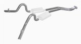 Pypes No-Muffler Exhaust Systems SGG50 System, No-Muffler, Cat-Back, Stainless Steel, Natural, X-Pipe, Buick, Chevy, Pontiac, Passenger Car thumbnail 3