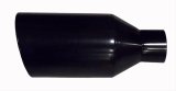 Pypes Monster Truck Tips Round, Black 5 Inch Exhaust Tip EVT507B Tip, Stainless Steel, Black, 5.000 in. Inside Diameter, Each thumbnail 2