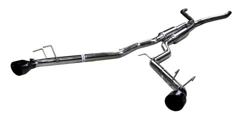 Pypes Converter-Back Exhaust Systems SGF52KB System, Cat-back, Stainless Steel, Natural, Split Rear Exit, Chevy, 3.6L, Kit
