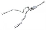 Pypes Violator Dual Exhaust Systems SFT23VB System, Violator, Cat-Back, Stainless Steel, Natural, Black Powdercoated Tips, Ford, 3.5L, Kit thumbnail 2