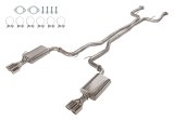 Pypes Violator Dual Exhaust Systems SGG63V System, Violator, Cat-Back, Stainless Steel, Natural, Black Polished Tips, Pontiac, Kit thumbnail 1