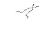 Pypes No-Muffler Exhaust Systems SCC10 System, No Mufflers, Crossmember Back, Stainless Steel, Natural, X-Pipe, Chevy, Kit thumbnail 4