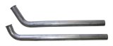 Pypes Stainless Steel Exhaust Downpipes DGB10S Downpipes, Steel, Natural, 2.5 in. Diameter, Buick, GS/GS 400/GS 455, Pair thumbnail 1