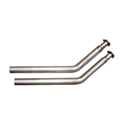 Pypes Stainless Steel Exhaust Downpipes DGU15S Downpipes, Steel, Natural, 2.5 in. Diameter, Chevy, Passenger Car, Pair thumbnail 3