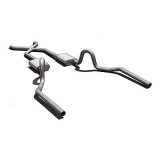 Pypes Violator Dual Exhaust Systems SGA12V System, Violator, Header-Back, Stainless Steel, Natural, Pontiac, 350-455, Kit thumbnail 3