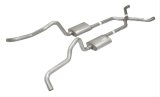 Pypes Violator Dual Exhaust Systems SGC16V System, Violator, Crossmenber-Back, X-Pipe, Stainless Steel, Chevrolet, Bel Air, V8, Kit thumbnail 2