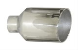 Pypes Monster Truck Tips Round, Polished 5 Inch Exhaust Tip EVT510 Tip, Stainless Steel, Polished, 5.000 in. Inside Diameter, Each thumbnail 2