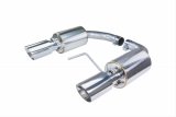Pypes Axle-Back Exhaust Systems SFM84MS System, Axle-Back, Polished Stainless Steel, Polished Tips, Ford Mustang, EcoBoost, V6, Kit thumbnail 2