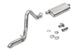 Pypes Converter-Back Exhaust Systems SJJ15S Systems, Street Pro, Cat-back, Stainless, Natural, Jeep, Kit thumbnail 3
