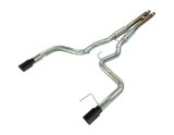 Pypes H-Bomb Exhaust Systems SFM86MHB System, H-Bomb, Phantom Series, Cat-Back, Stainless Steel, Natural, H-Pipe, Black Powdercoated Tip, Ford, 5.0L, Kit thumbnail 1