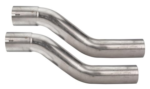 Pypes Race Pro Dual Exhaust Systems SFF10R System, Pro, Crossmember Back, 409 Stainless Steel, Natural, X-Pipe, Underbody Exit, Ford, Fairlane, Kit thumbnail 6