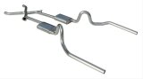 Pypes Street Pro Exhaust Systems SGA14S System, Pro, Header-Back, Stainless Steel, Natural, X-Change, Buick, Chevy, Olds, Pontiac, V8 thumbnail 2