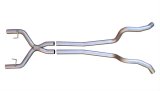 Pypes No-Muffler Exhaust Systems SFM65 System, Race Pro, Cat-Back, Stainless Steel, Natural, X-Pipe, Mid Pipes Only, Ford, 4.0L, Kit thumbnail 1