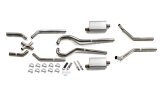 Pypes Street Pro Exhaust Systems SGT79S System, Crossmember-Back, Stainless Steel, Natural, X-Pipe, Chambered Mufflers, Chevy, GMC, Pickup, V8, Kit thumbnail 4