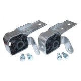 Pypes Exhaust Hangers HFM60K Hangers, Bolt-on, Stainless Steel, Natural, Pair thumbnail 1