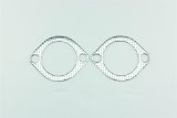 Pypes Replacement Exhaust Flange Gaskets SGG60G Gasket, 2-Bolt, Stainless Steel Core, Pontiac, Pair thumbnail 1